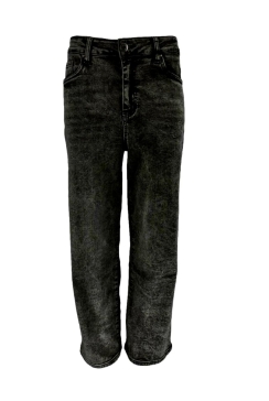 Goodies broek met rechte broekspijp black denim (DJ2525)