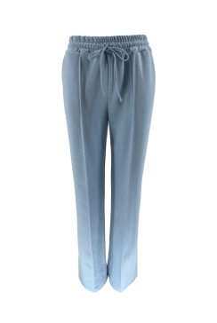 Broek met koord en naad Rhodé licht blauw.(SWD SALE