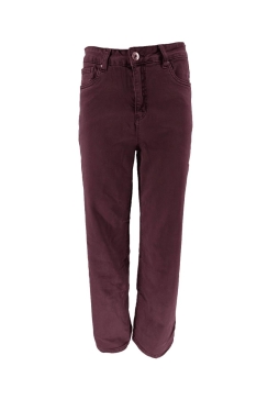Goodies broek met rechte broekspijp bordeaux (DJ2498-15)