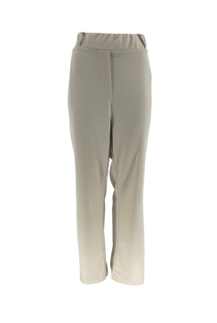 Broek met wijde broekspijp Stance beige
