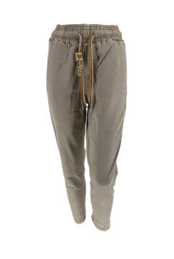 Redseventy jogg-jeans met koord momfit beige (F292-5)