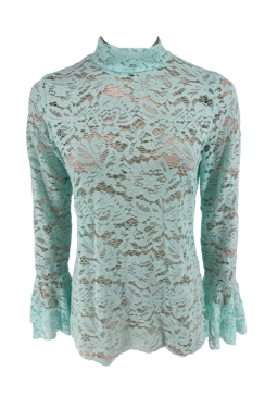 Top van kant met knopen op de rug en MATEN Rose mint (SALE)