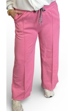 Broek met koord love forever roze