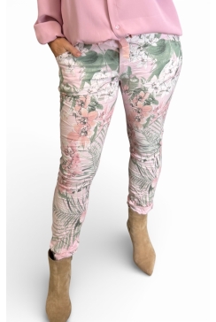 Italy broek Orchid licht roze