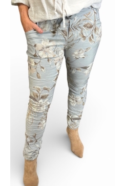 Italy broek Lelie grijs