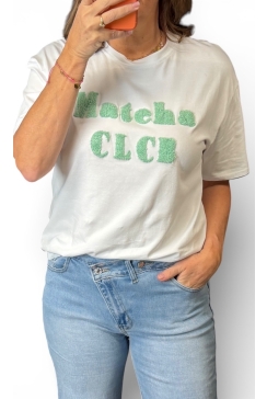 Shirt met korte mouw Matcha groen