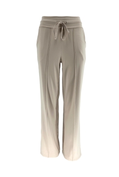 Travelstof broek met rechte broekspijp en naad Bibi beige (btsb)