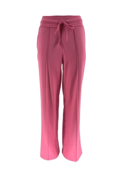 Travelstof broek met rechte broekspijp en naad Bibi fuchsia (btsb) (SALE)