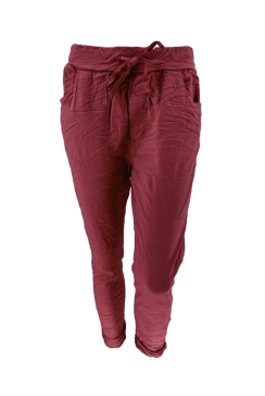 Comfy Jogg-jeans Blanco bordeaux