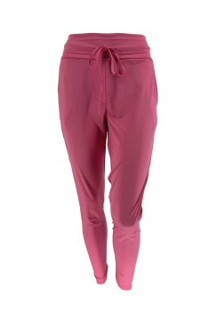 Travelstof broek met aansluitende broekspijp Bibi fuchsia.(btsb) (SALE)