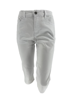 Capri broek met knoop en ritssluiting off-white (BS6292-1#). SALE