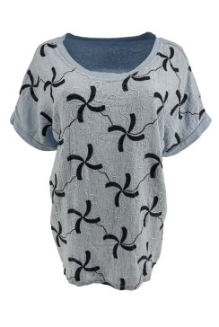 Shirt met korte mouw Windmill jeans blauw