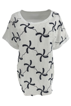 Shirt met korte mouw Windmill off-white