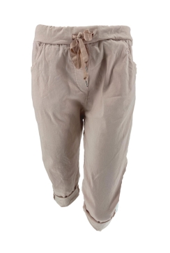 CAPRI comfy Jogg-jeans Blanco licht roze