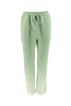 Broek met koord en naad Rhodé licht groen.(SWD