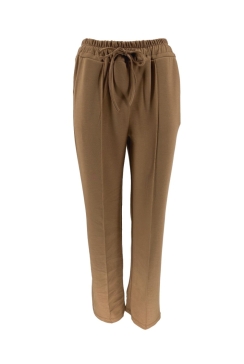 Broek met koord en naad Rhodé camel.(gts)