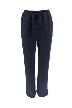 Broek met koord en naad Rhodé donker blauw.(gts)