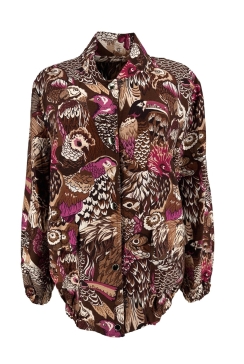 Jasje met zakken en knopen Birdie bruin